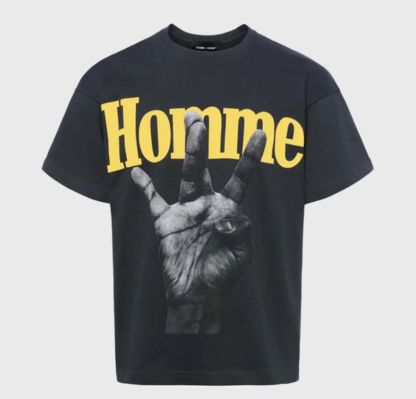Homme Femme Twisted Fingers "Black/Yellow"