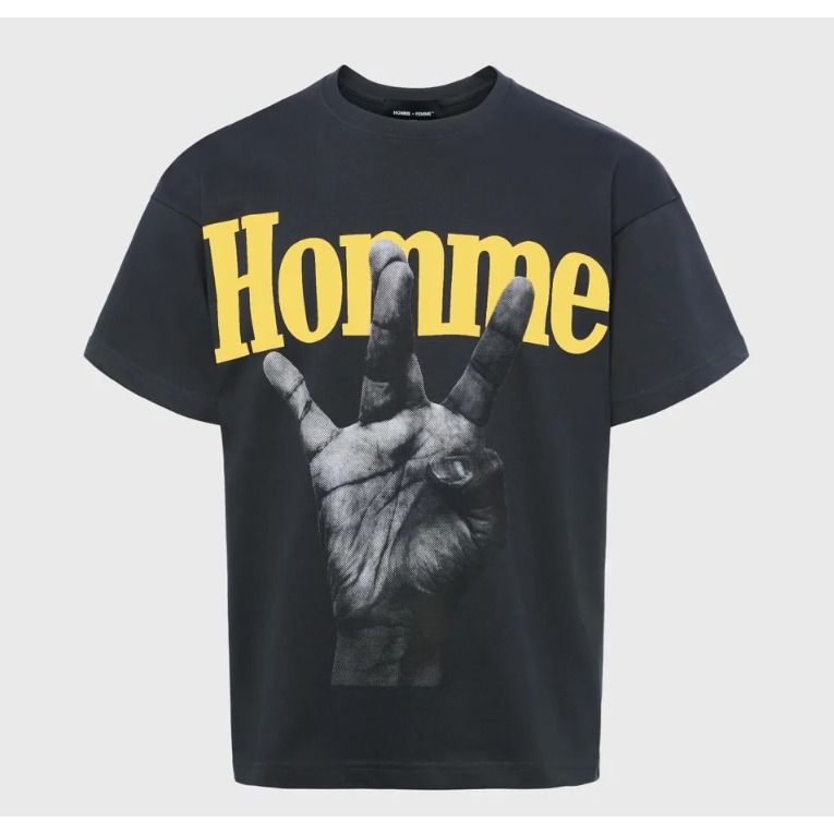 Homme Femme Twisted Fingers "Black/Yellow"
