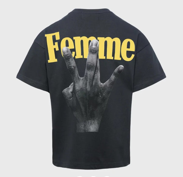 Homme Femme Twisted Fingers "Black/Yellow"