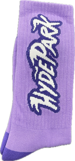 Hyde Park Logo Socks "Purple"