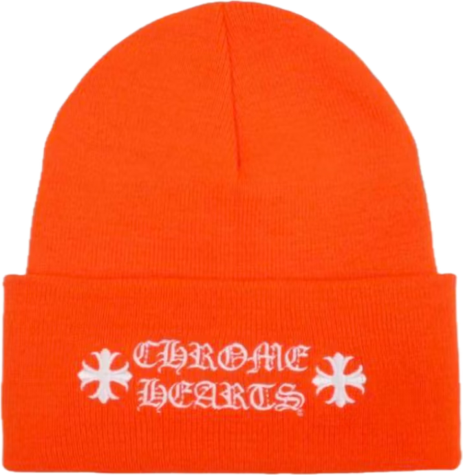 Chrome Hearts Logo Beanie “Orange”