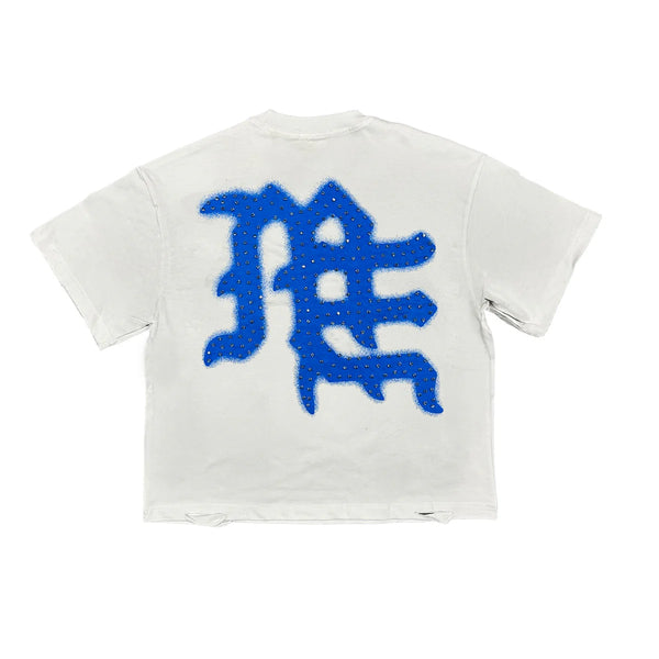 Mixed Emotion END Tee "White/Blue"