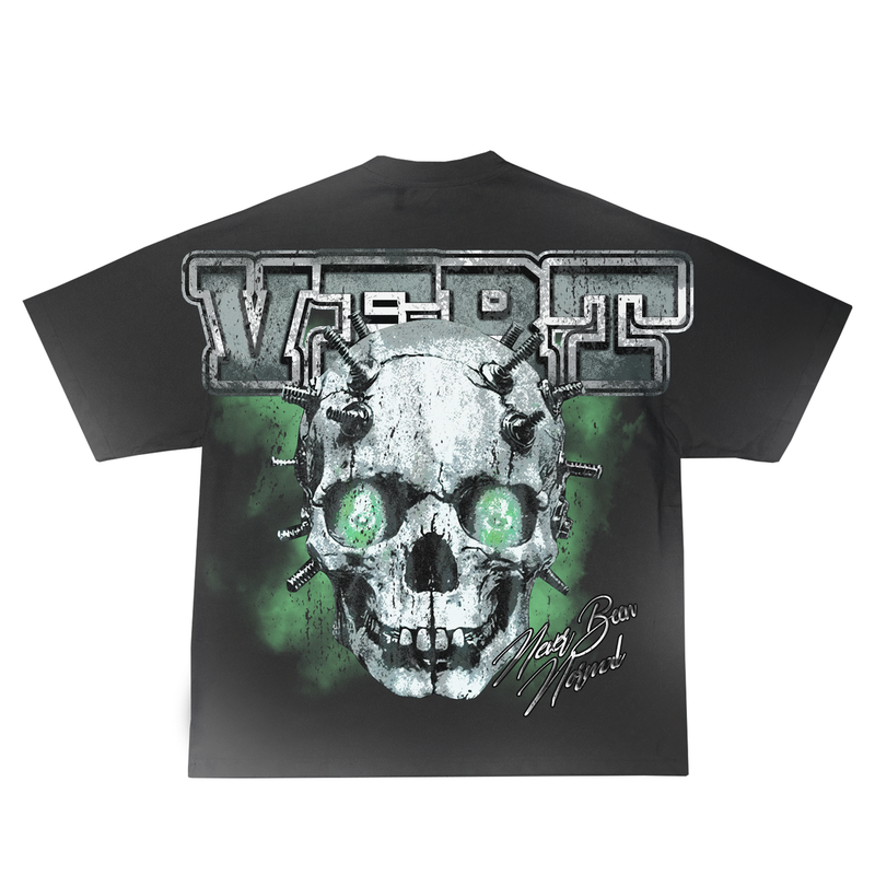 Retrovert Skull Tee "Green"