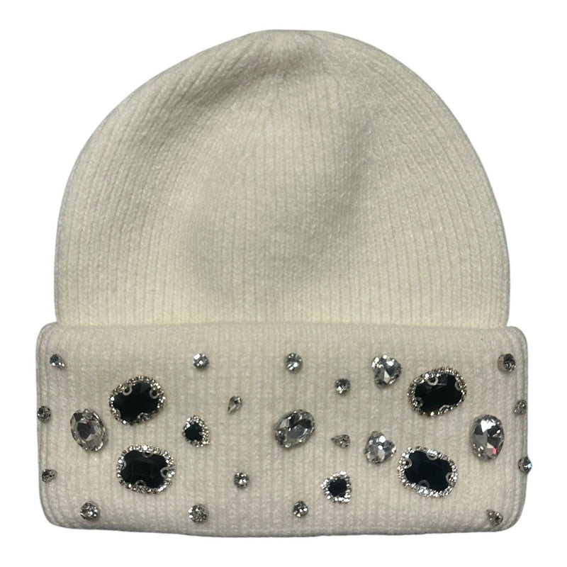 Syndicate Jewel Beanie "White"