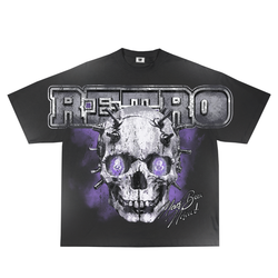 Retrovert Skull Tee "Purple"