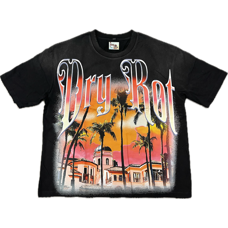 Dry Rot Stash House Tee "Black"