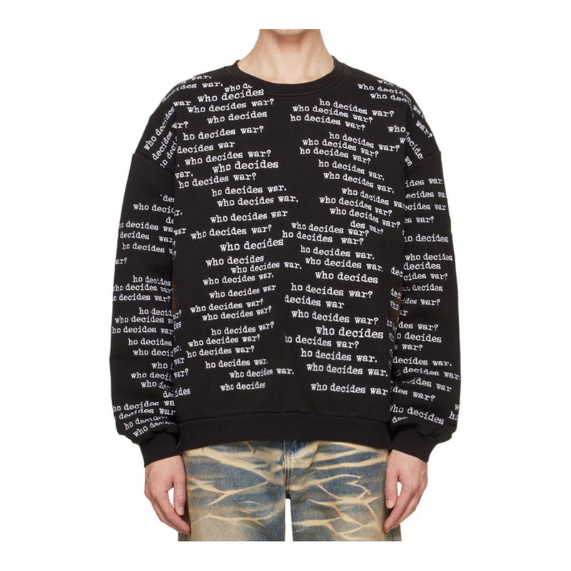 Who Decides War WDW Scripture Sweatshirt