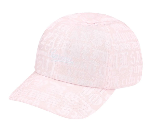 Supreme Cities Jacquard 6-Panel Hat “Light Pink”
