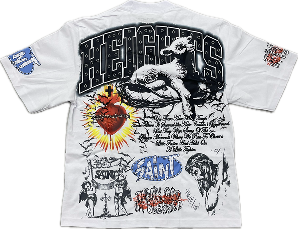 Heights District Saint Blessed Tee "White"