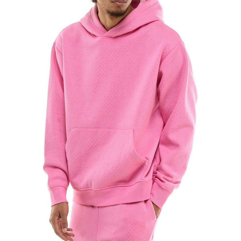 KDNK Rhinestone Hoodie "Pink"