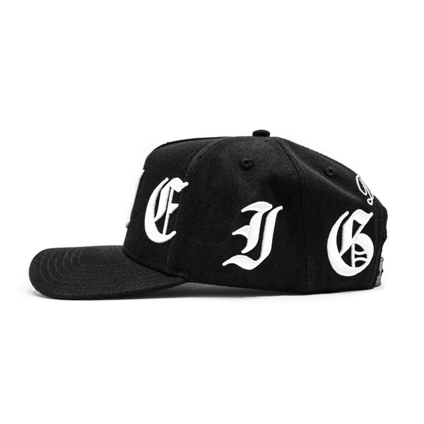 Heights District Crown LE Snapback Hat "Black"