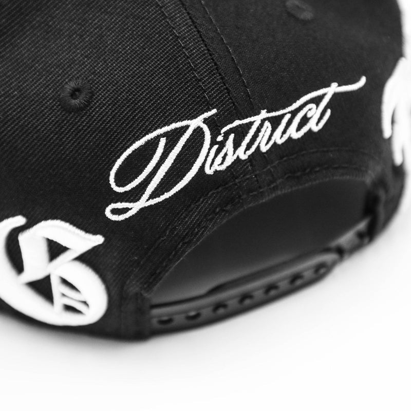 Heights District Crown LE Snapback Hat "Black"