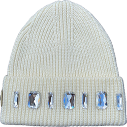 Louis Crown Beanie “Bone”