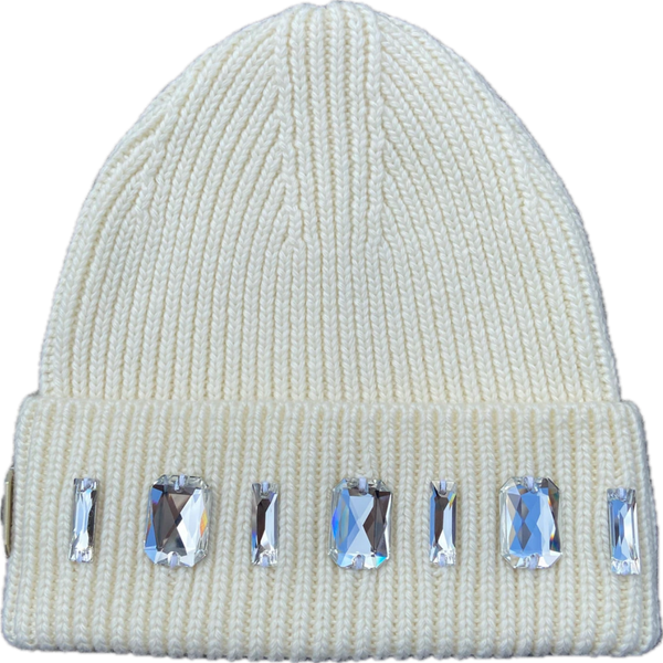 Louis Crown Beanie “Bone”