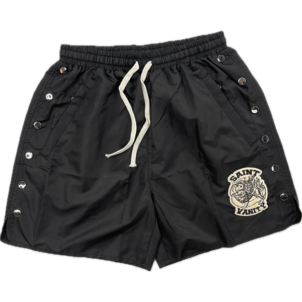 Saint Vanity Button Shorts "Black"