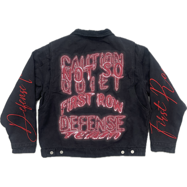 First Row Caution Not So Quiet Jacket “Black”
