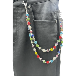 Multi Color V3 Disco Ball Pocket Chain