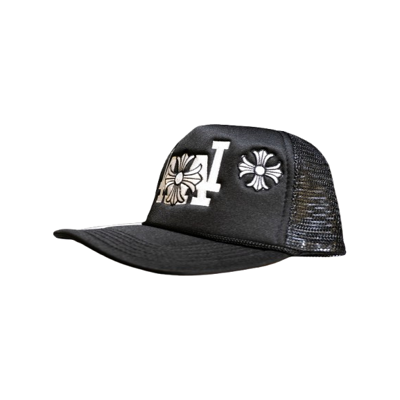 R3BORN LA Chrome Hat “Black”