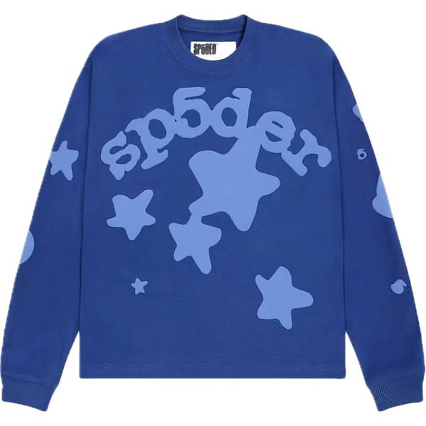 Sp5der Beluga L/S Tee “Blue”