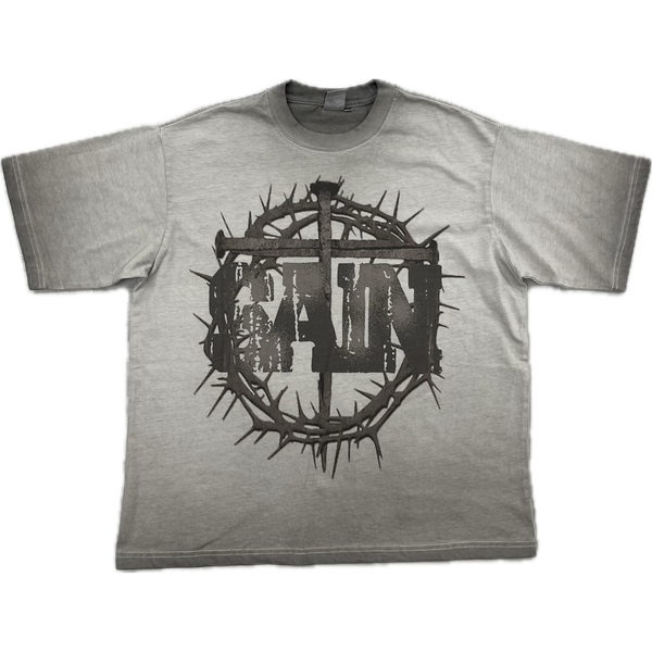 Saint Vanity Thorns Tee "Vintage Grey"