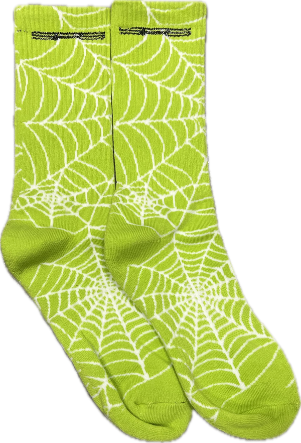 Sp5der Web Socks "Green"