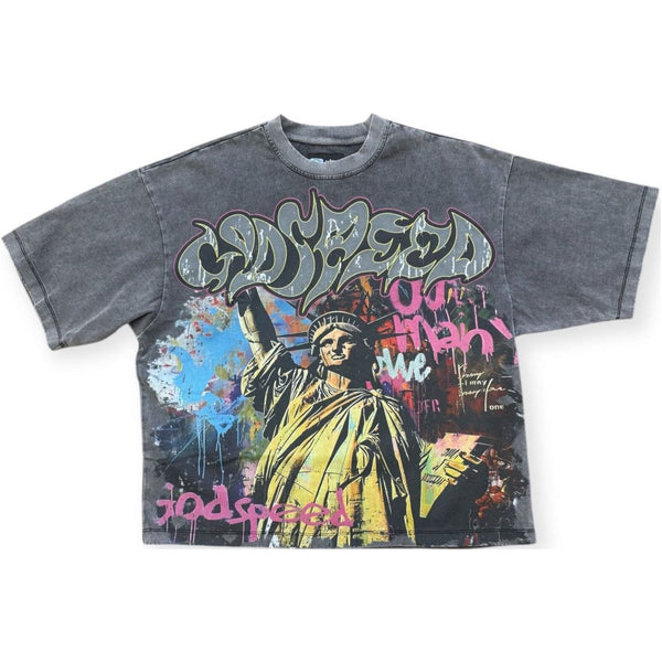 Godspeed Vandal Tee "Grey Wash"