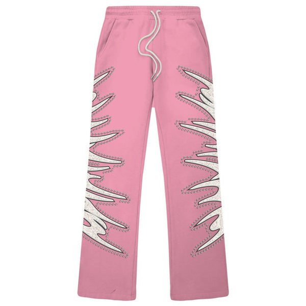 Campus Goods Misfits Flare Sweatpants "Pink"