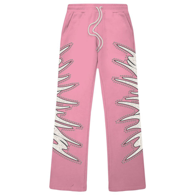 Campus Goods Misfits Flare Sweatpants "Pink"