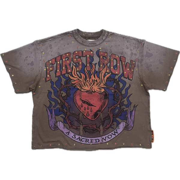 First Row Sacred Vow Tee “Brown Wash”