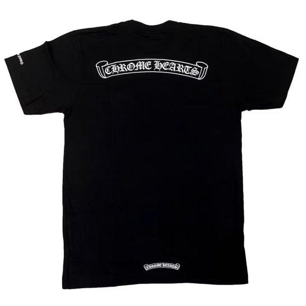 Chrome Hearts Scroll Tee “Black”