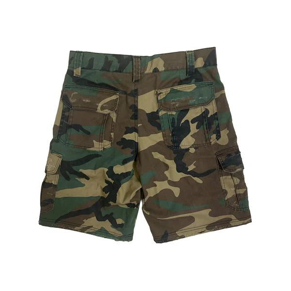 Mixed Emotion Ace Patch Shorts “Camo”