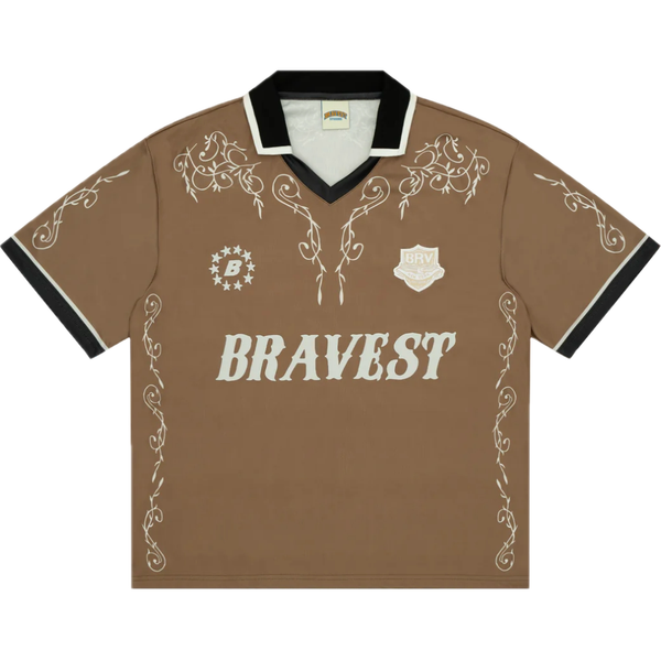 Bravest Studios Western Jersey Tee “Brown”