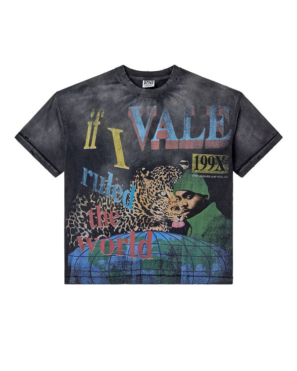Vale Da Ruler Tee "Black Wash"