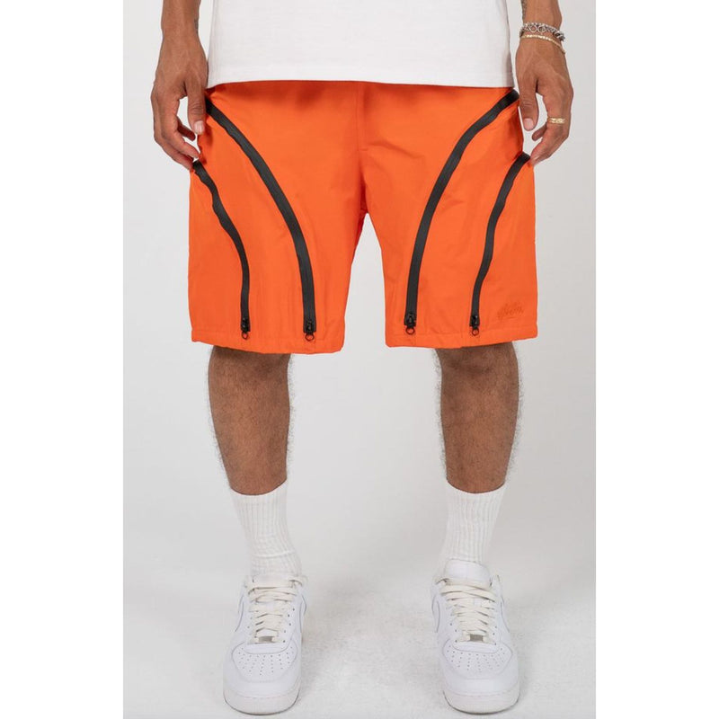 EPTM Double Zip Shorts "Orange"