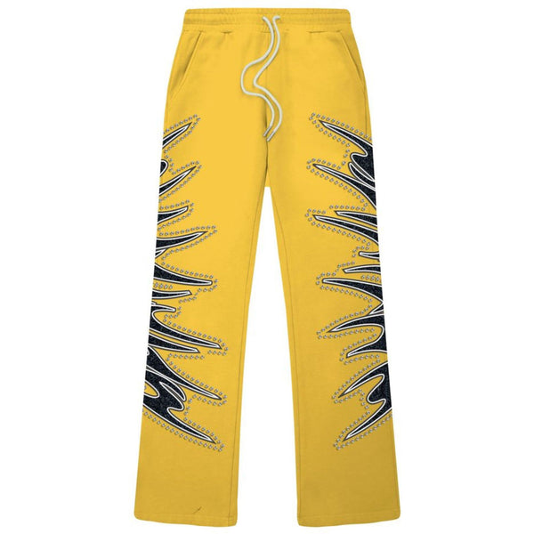 Campus Goods Misfits Flare Sweatpants "Yellow"