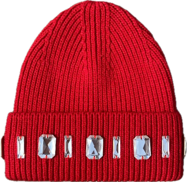 Louis Crown Beanie “Red”