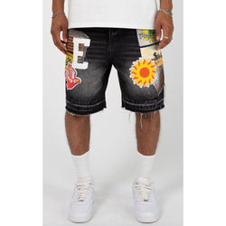 EPTM Yankee Jean Shorts "Black"
