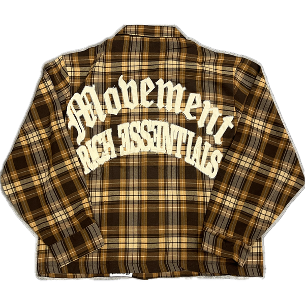 Movement Rich Essentials Flannel Tee “Brown”