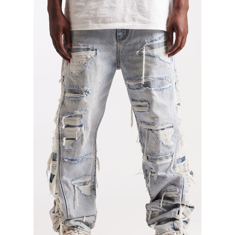 Embellish Shatter Jeans