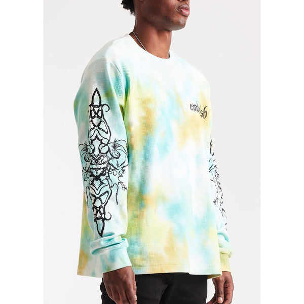 Embellish Ashen Thread L/S Tee "Tie Dye"