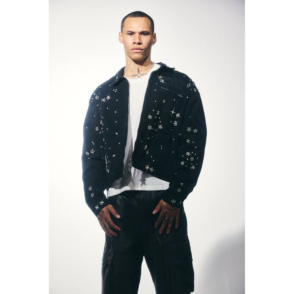 Embellish Clean Up Work Jacket "Black"