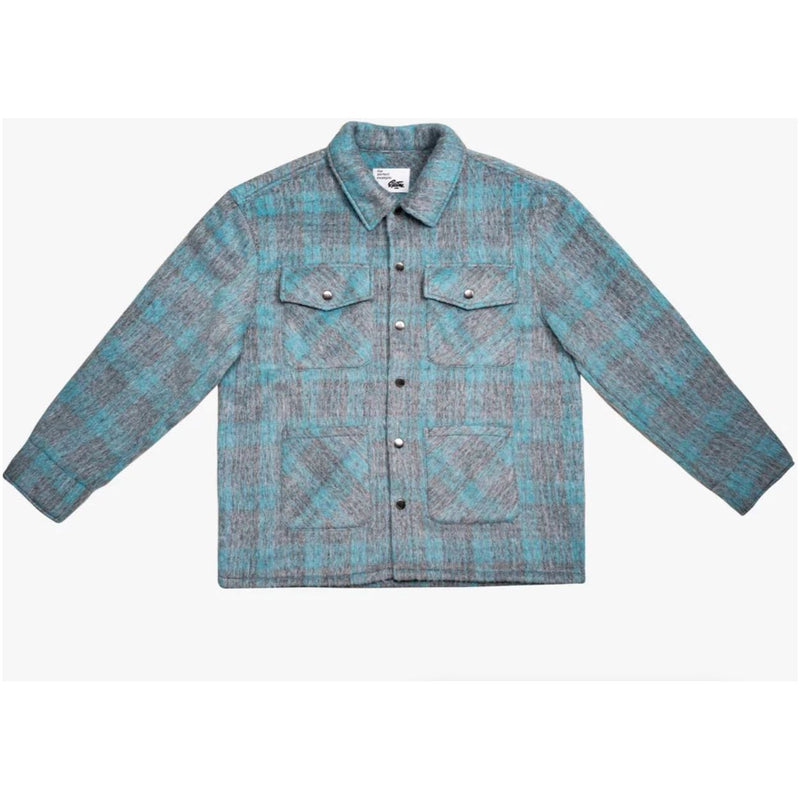 EPTM Mohair Chore Button Up Jacket "Blue"