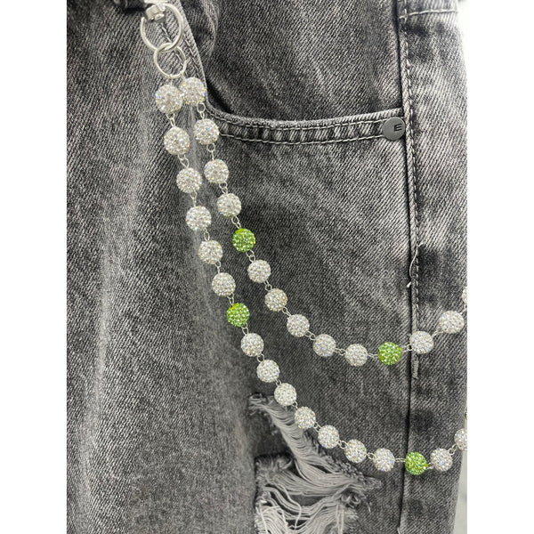 Pocket Chain Green Disco