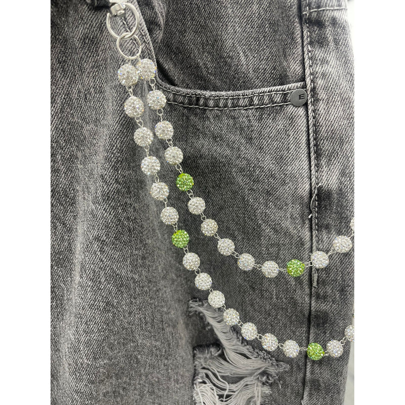 Pocket Chain Green Disco