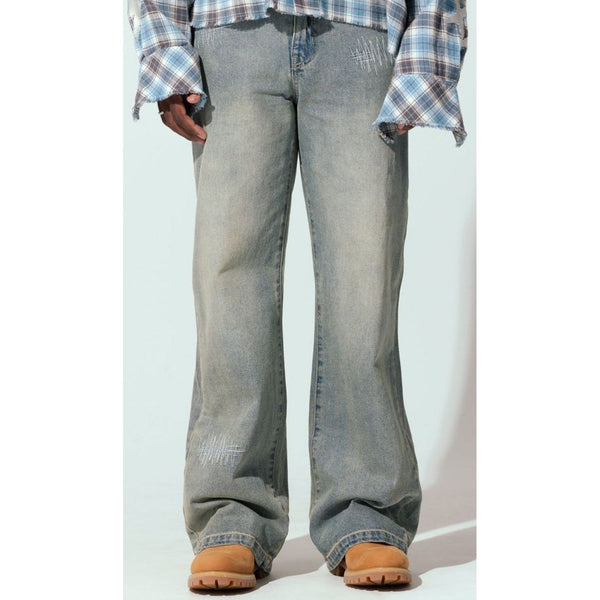 Loiter 444 Bootcut Jeans "Washed Blue"