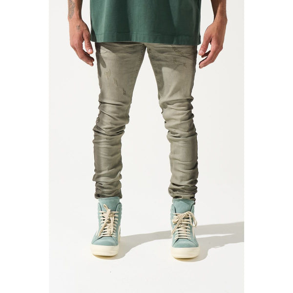 SERENEDE Zinc Skinny Jeans "Shaded Olive”