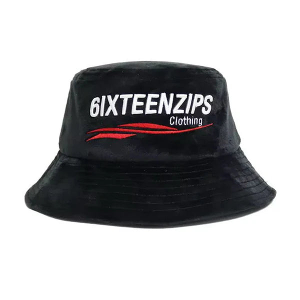 6IXTEEN Zips Exotic Cannabis Club Bucket Hat “Black”