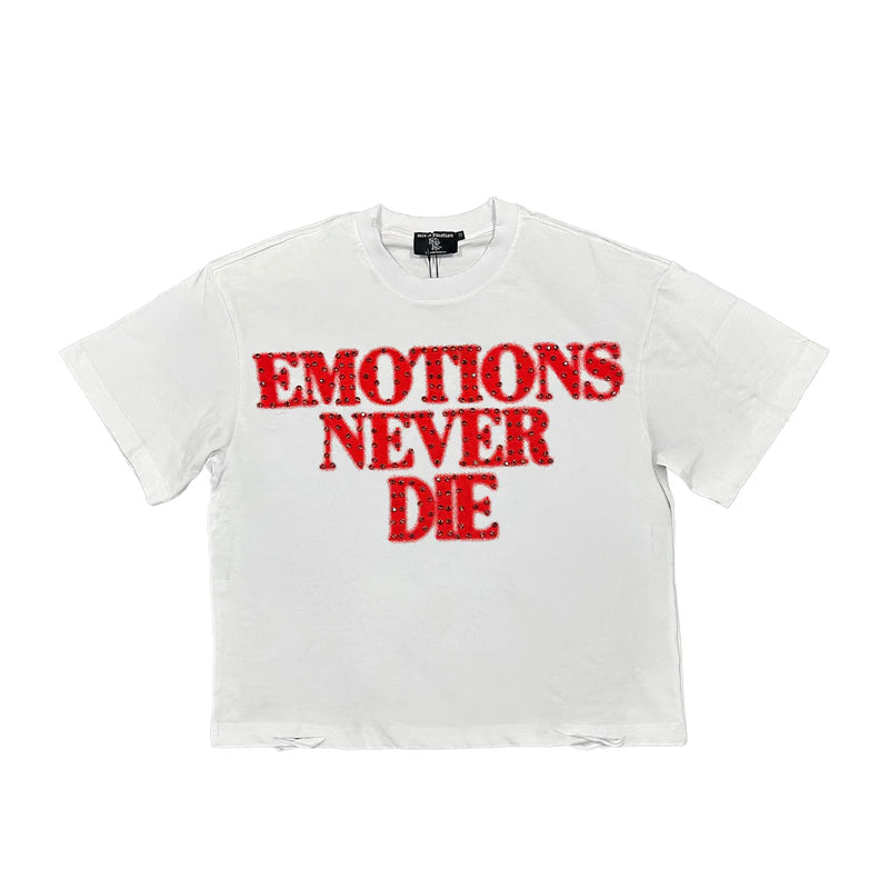 Mixed Emotion END Tee "White/Red"