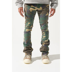 SERENEDE Nexus Stacked Jeans “Camo”