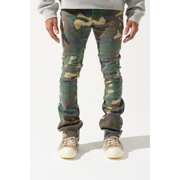 SERENEDE Nexus Stacked Jeans “Camo”